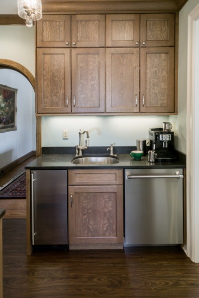 kitchen beverage bar remodeling photo