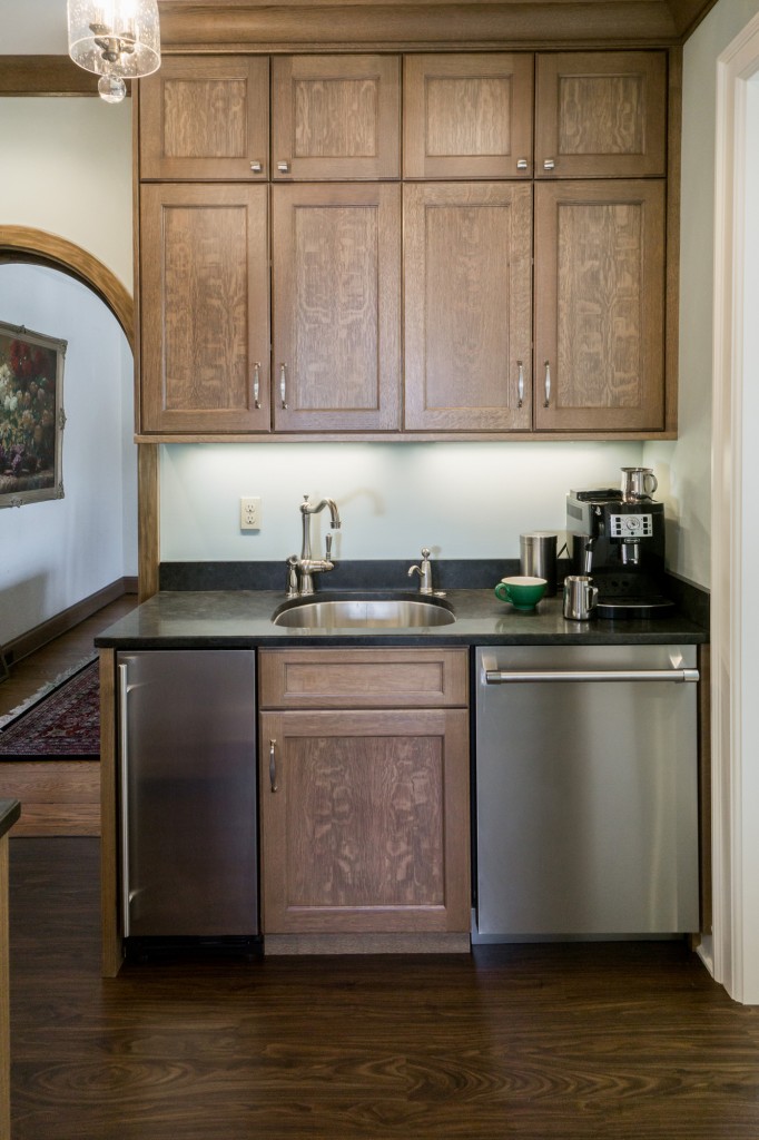 kitchen beverage bar remodeling photo