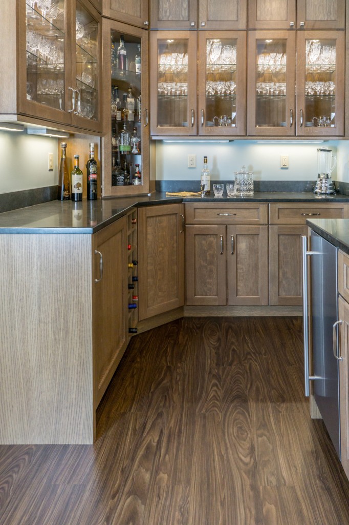 kitchen beverage bar remodeling photo