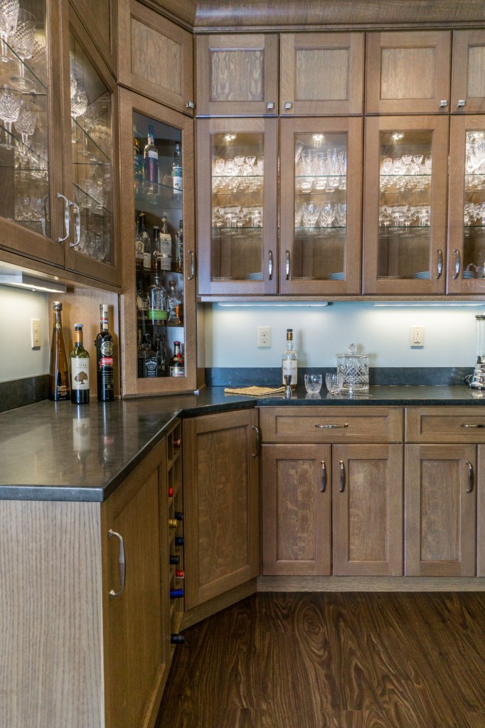 kitchen beverage bar remodeling photo
