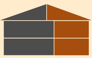 illustration of a multi-story home addition