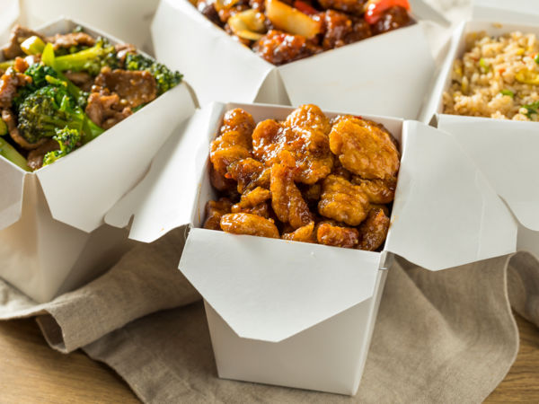 Chinese food takeout containers